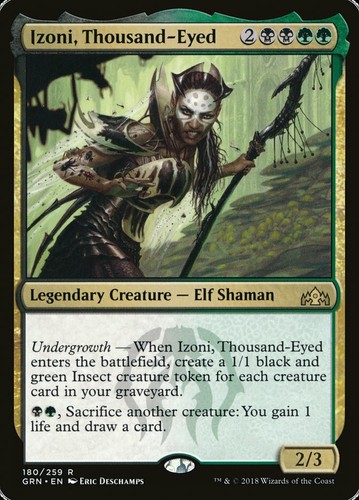 Mtg izoni thousand eyed - mtg, izoni,