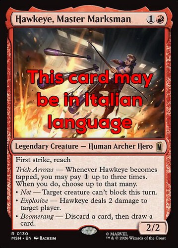 Mtg hawkeye master - mtg,