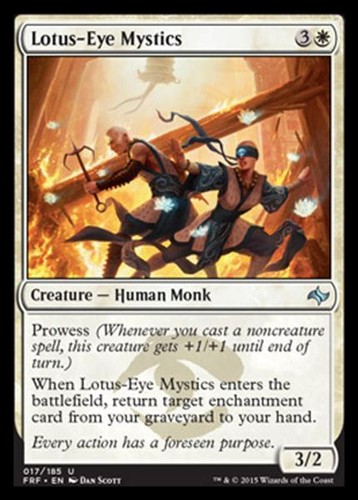 Mtg lotus eye mystics - 2x, lotus-eye