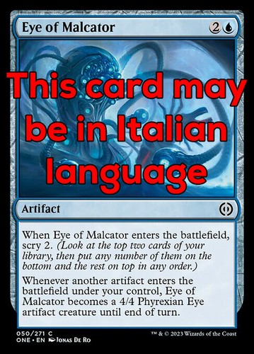 Mtg eye malcator exc - of,