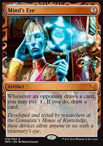 Mtg mind eye foil - eye,