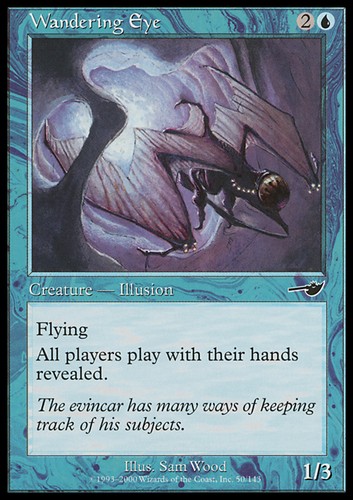 Mtg wandering eye foil exc - mtg, en