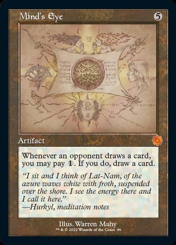 Mtg mind eye - mind's, exc