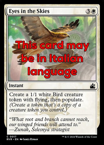 Mtg eyes the skies - eyes, foil