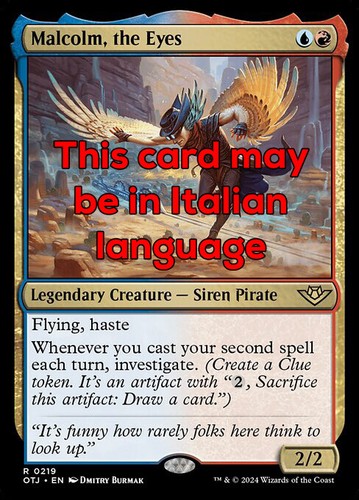Mtg malcolm the - mtg, eyes