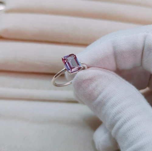 Anello gemma smeraldo