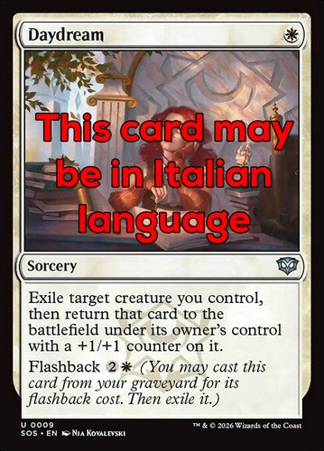 Mtg daydream foil exc sogno - foil,