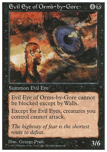 Mtg evil eye orms - eye, of